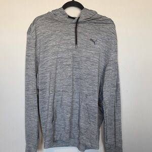 Puma Heather Gray Pullover Hoodie